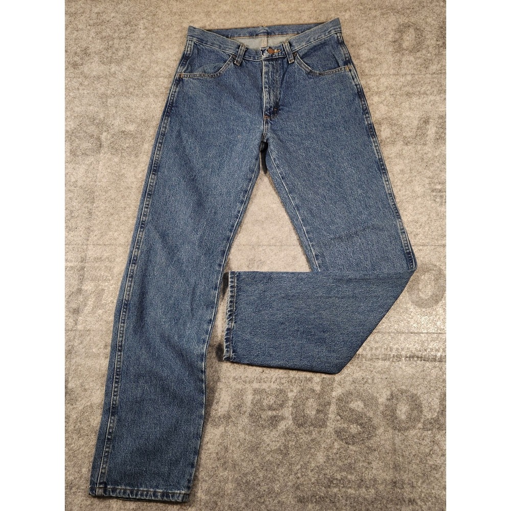Rustler jeans men 30x31 blue Straight leg Demin 100% Cotton